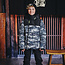 Winterjas Gino night sky/aop