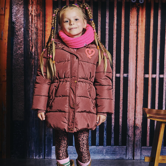 Winterjas Maida spicy mauve