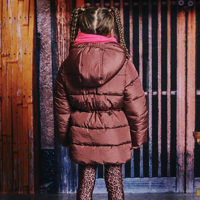 Winterjas Maida spicy mauve