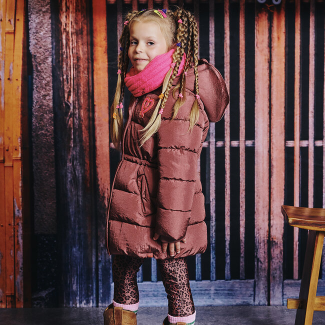 Winterjas Maida spicy mauve