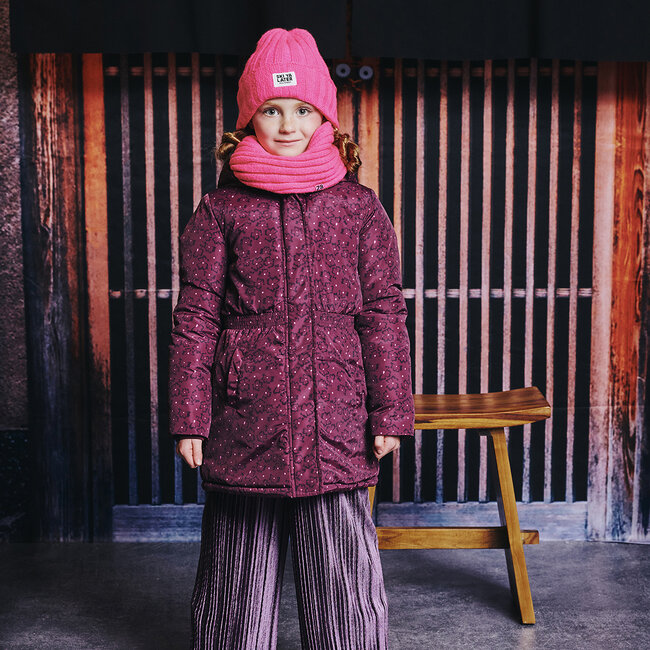 Winterjas Channa prune/aop