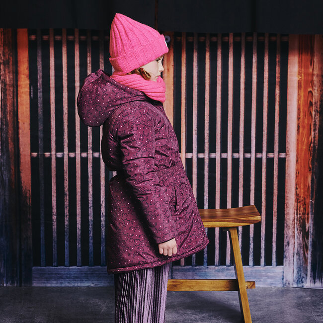 Winterjas Channa prune/aop