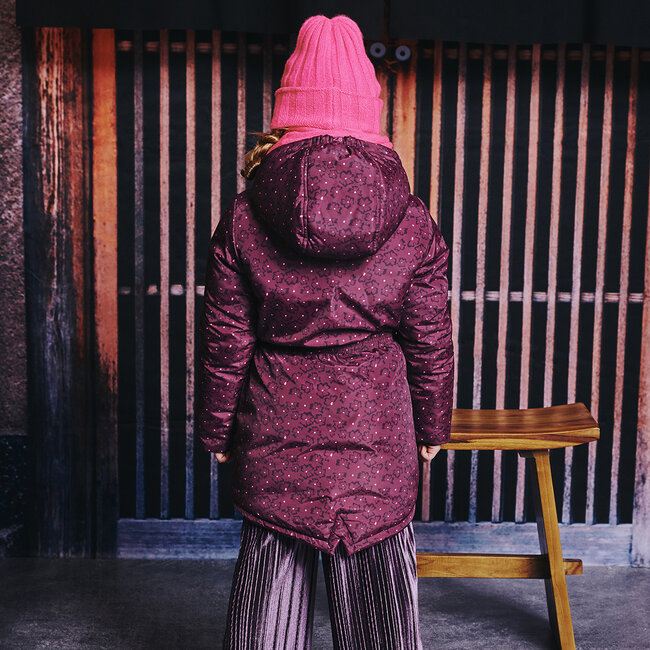 Winterjas Channa prune/aop