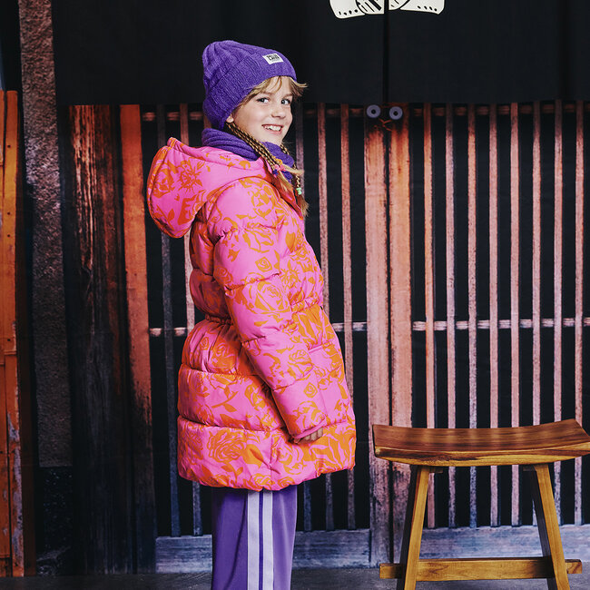 Winterjas Rosalia pinky promise/aop