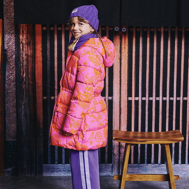 Winterjas Rosalia pinky promise/aop