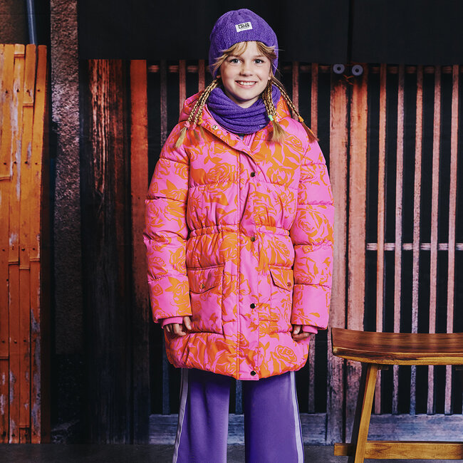 Winterjas Rosalia pinky promise/aop