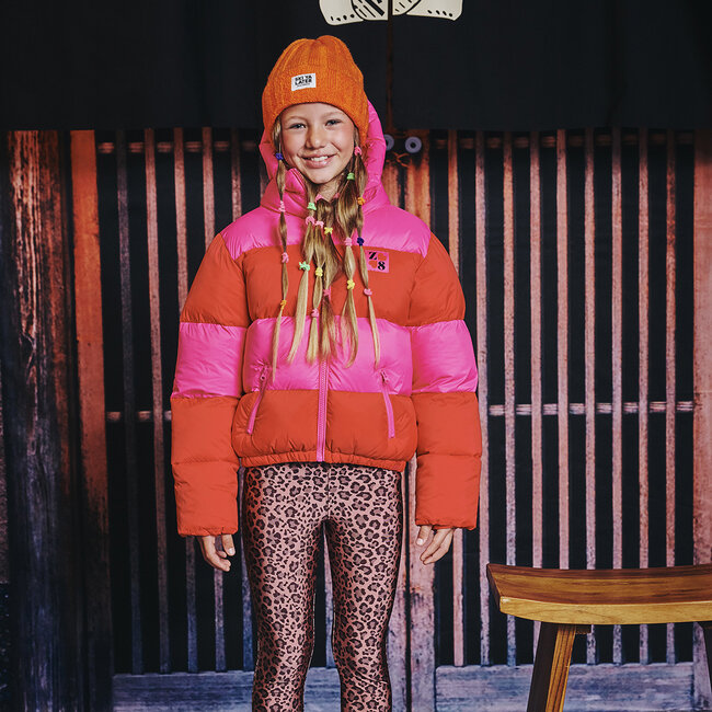 Winterjas Jayda popping red/bubblegum