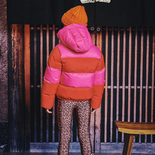 Winterjas Jayda popping red/bubblegum