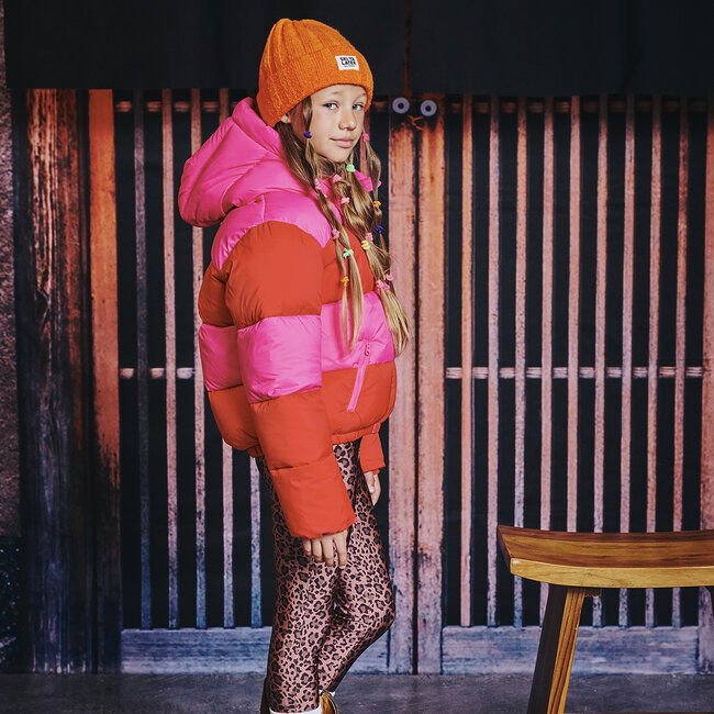 Winterjas Jayda popping red/bubblegum