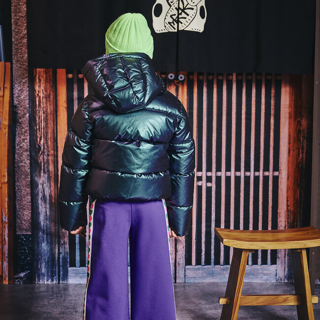 Winterjas Melita metallic disco