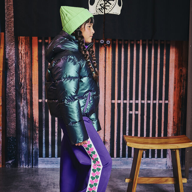 Winterjas Melita metallic disco