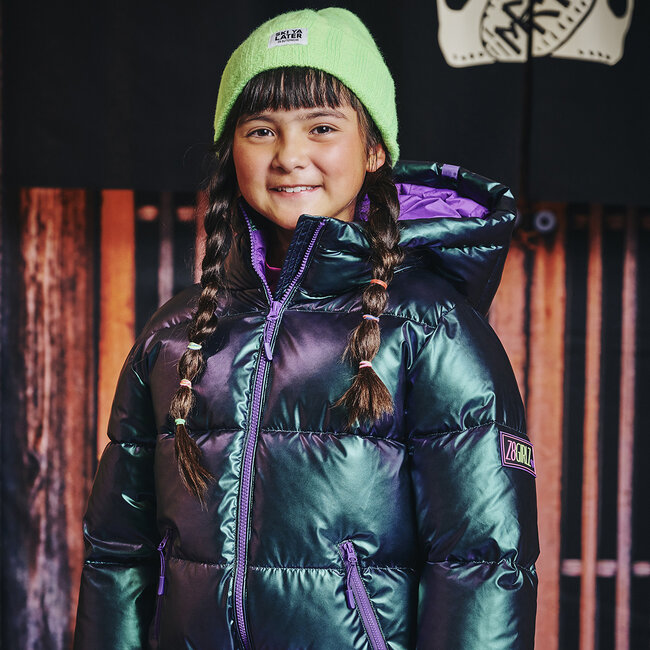 Winterjas Melita metallic disco