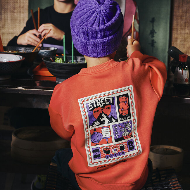 Sweater Tyce tropical coral