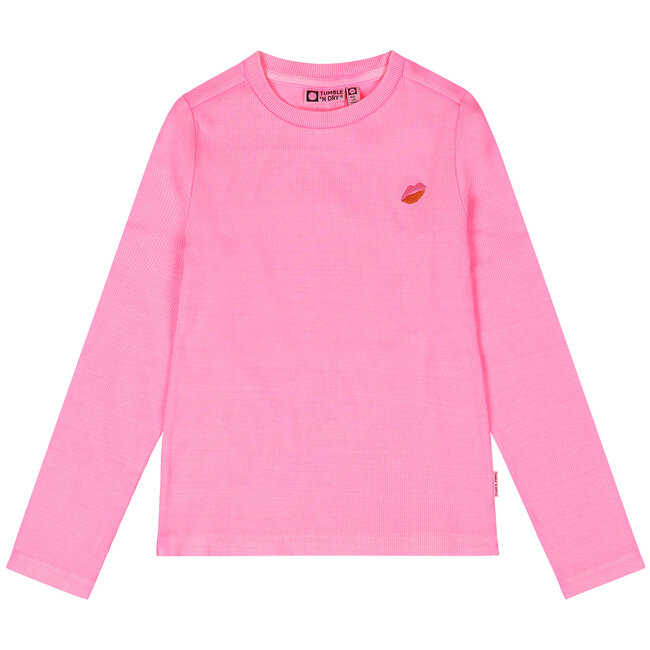 Longsleeve Bonheur neon azur