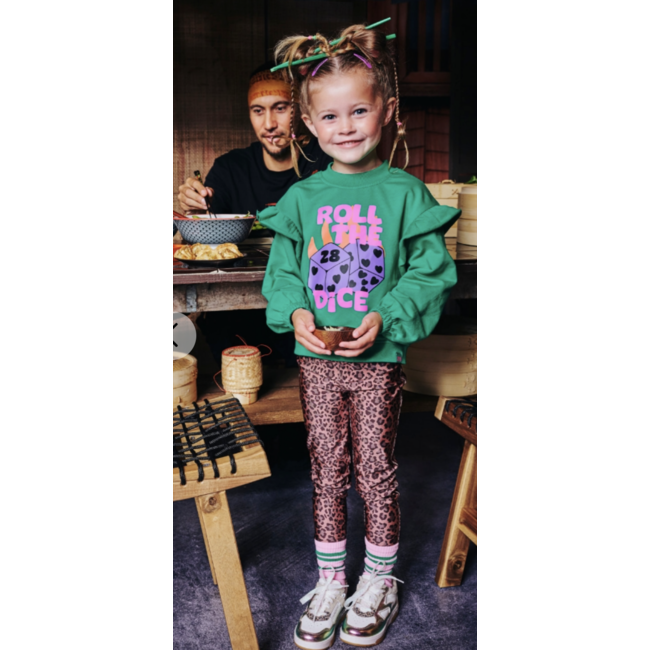 Legging Sayna amber brown/aop