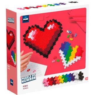 Plus Plus Puzzle By Number Hart 250 stukjes