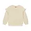 Sweater jaquard ruffle off white
