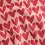 Sweater heart print pale mauve