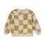 Oversized sweater alloverprint sandshell