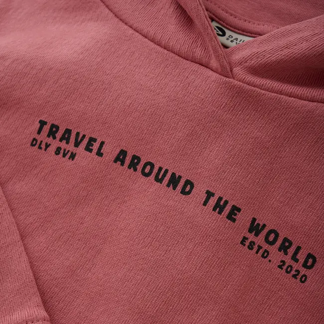 Hoodie artwork coral clay