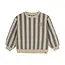 Oversized sweater stripe sandshell