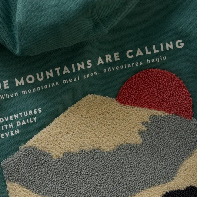 Hoodie backprint blue spruce