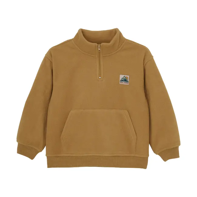 Sweater polar fleece light chestnut
