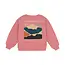 Oversized sweater backprint coral clay