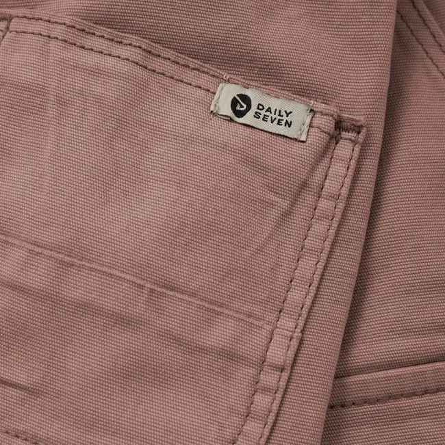 Twill pants straight fit burlwood