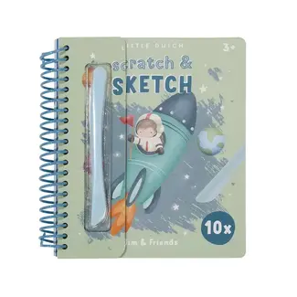 Little Dutch Kras en schetsboek Jim & Friends