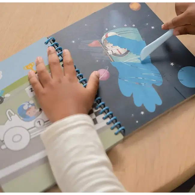 Kras en schetsboek Jim & Friends