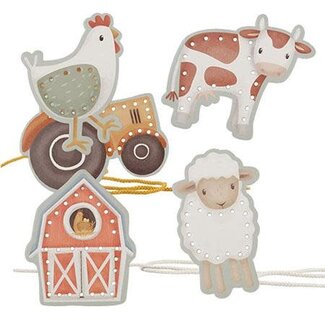 Little Dutch Rijgkaarten Little Farm