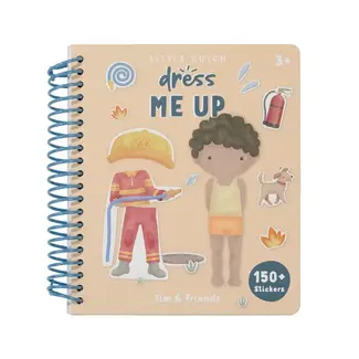 Little Dutch Aankleed en stickerboek Jim & Friends