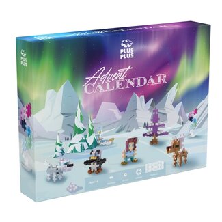 Plus Plus Adventskalendar - Santa's Northern Lights Adventure