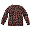 Longsleeve Jaina amber brown/aop