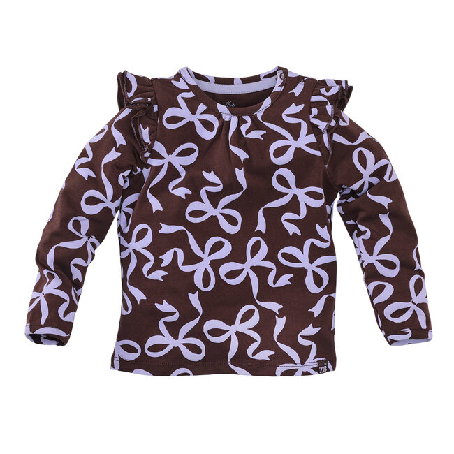 Longsleeve Amelle crushed cloves/aop