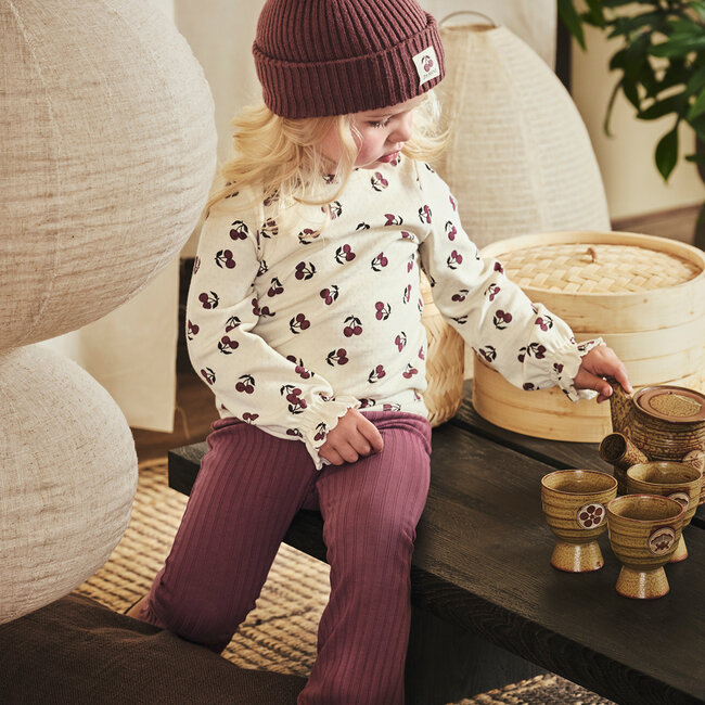 Longsleeve Hinde vanilla cream/aop