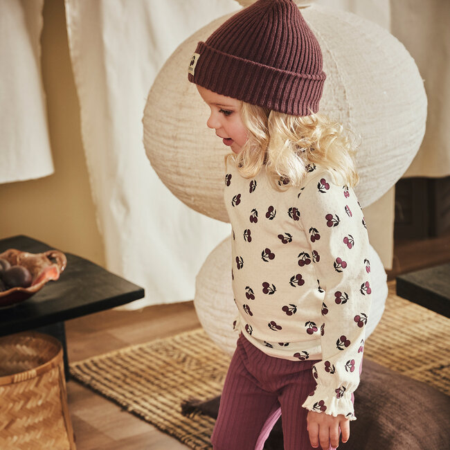 Longsleeve Hinde vanilla cream/aop