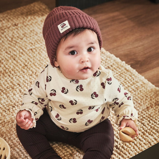 Longsleeve Hinde vanilla cream/aop