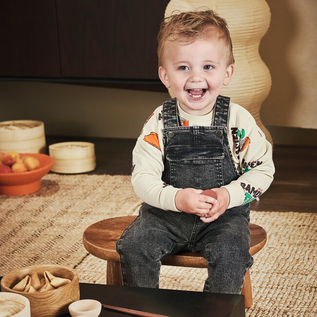 Salopette Stian black denim