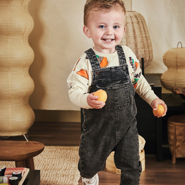 Salopette Stian black denim