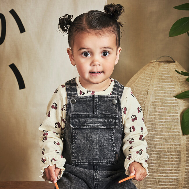 Salopette Stian black denim