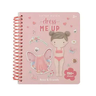 Little Dutch Aankleed en stickerboek Rosa & Friends