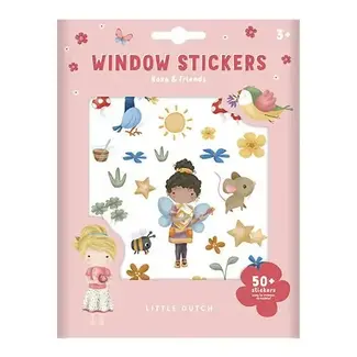 Little Dutch Raamstickers Rosa & Friends