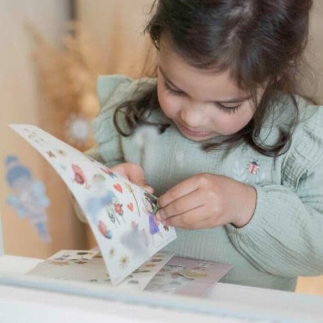 Raamstickers Rosa & Friends