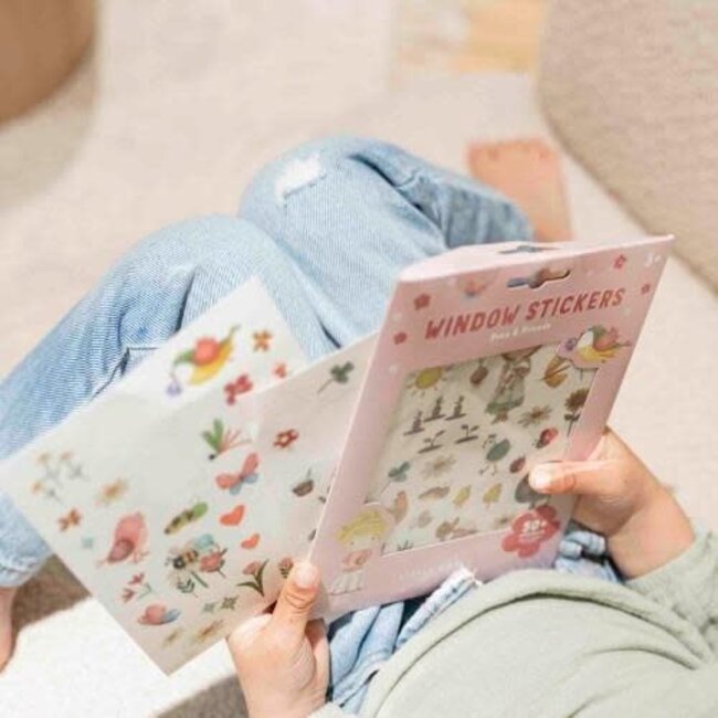 Raamstickers Rosa & Friends