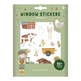 Little Dutch Raamstickers Little farm