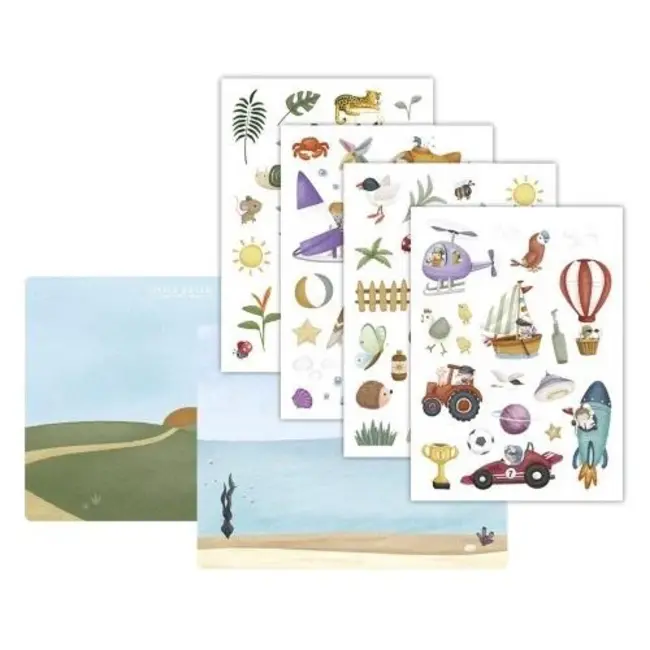 Raamstickers Jim & Friends