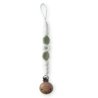 Chewies & More Speenclip Daisy Wit