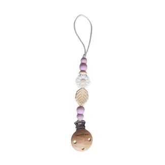 Chewies & More Newborn speenclip Daisy Lilac